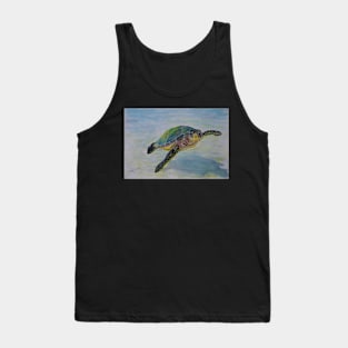 Green Sea Turtle Tank Top